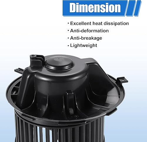 Miniatura 6 de X AUTOHAUX Conjunto del motor del ventilador del calentador de HVAC compatible para Volkswagen No.1K1819015