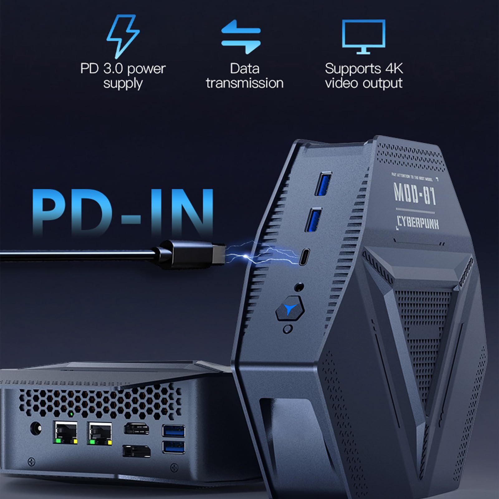 Amazon.co.jp: ミニPC、32GB DDR4 1TB PCIE GEN 4 SSDミニデスクトップ