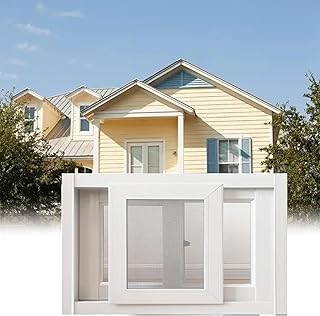 33x20in / 84x51cm,Replacement Basement Window Aluminum Frame, for Bathroom/Shed/Chicken Coop, Horizontal Sliding Window, White,65 60 50 48 46 44 40 38 36 34 32 30 28 26 24 Inch