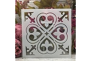 Reusable Pattern Hex Hive Stencils for Painting