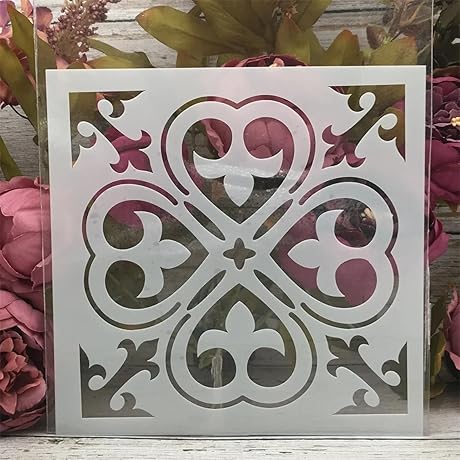 Reusable Pattern Hex Hive Stencils for Painting