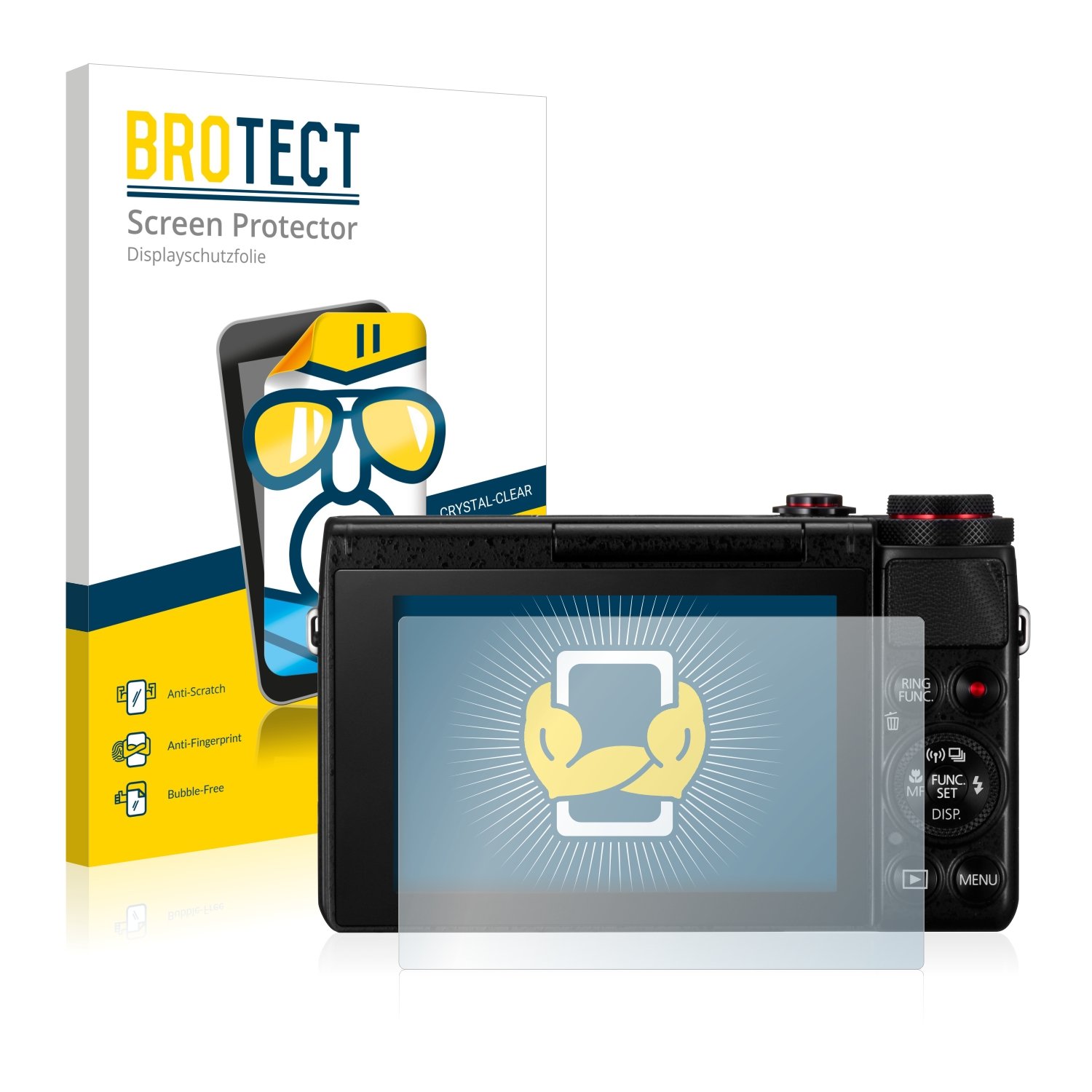 brotect Pellicola Vetro Opaca per Canon PowerShot SX740 HS Lite