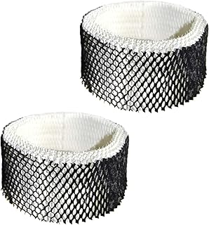 HQRP 2-Pack Wick Filter Compatible with Halls H620, HLS1300-U, HLS1400-U, HLS-1300, HLS-1400 Humidifiers, HLF62 Replacement