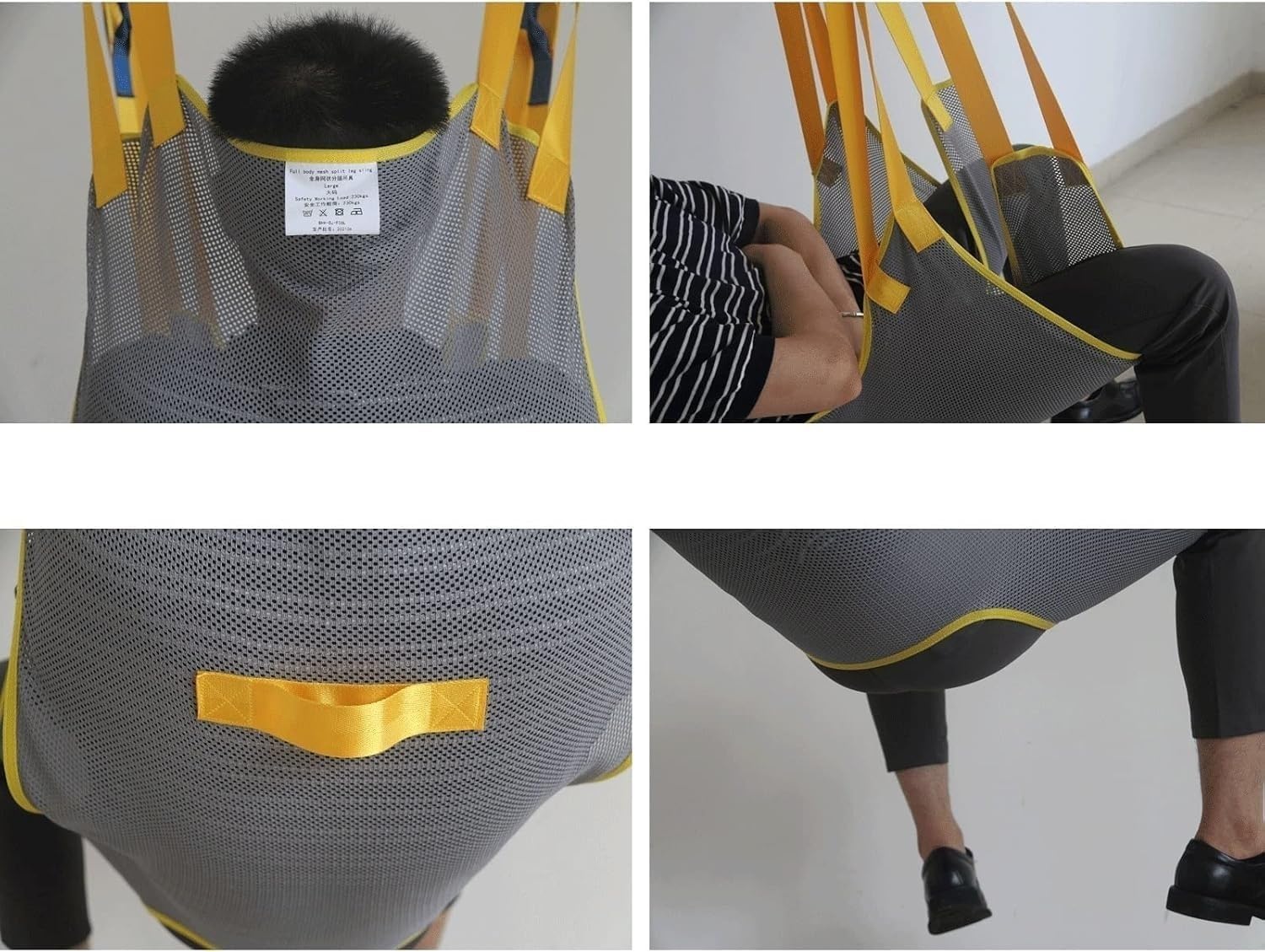 Arnés Universal Para Elevación De Pacientes, Cinturón De Seguridad Para El Traslado De Personas Mayores Y Discapacitadas, Material Transpirable Y Duradero, Fácil De Limpiar