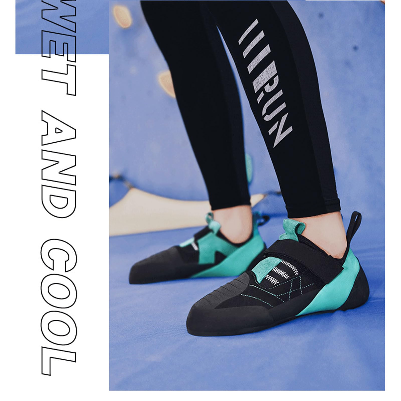 Pies de Gato de Entrenamiento Profesional para Adolescentes,Transpirables Zapatillas de Deporte,Zapatos de Escalada de Nivel Básico,escalada en roca de bajo volumen,para Principiantes de Interior