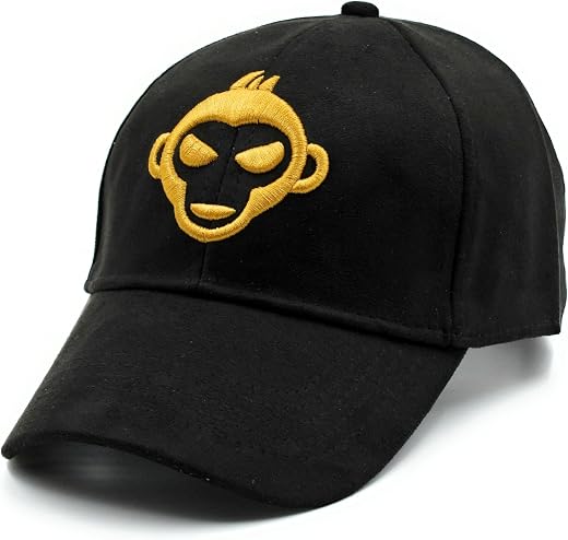 Urban Apes Suede Caps for Mens and Women, Unisex Cap, Adjustable Caps for Boys and Girls Black