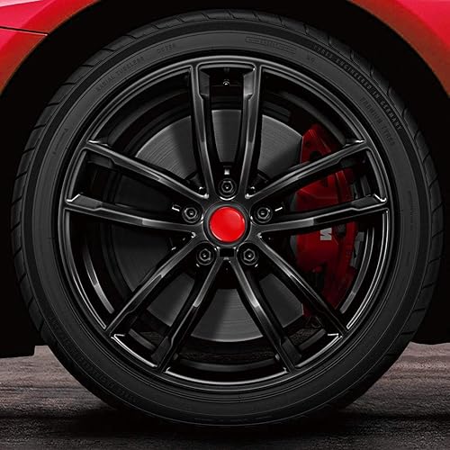 Miniatura 4 de SkinoEu 0.157 x 2.362 in ABS de aleación de coche centro universal llantas centro centro tapas auto tuning logo emblema rojo negro CX 5