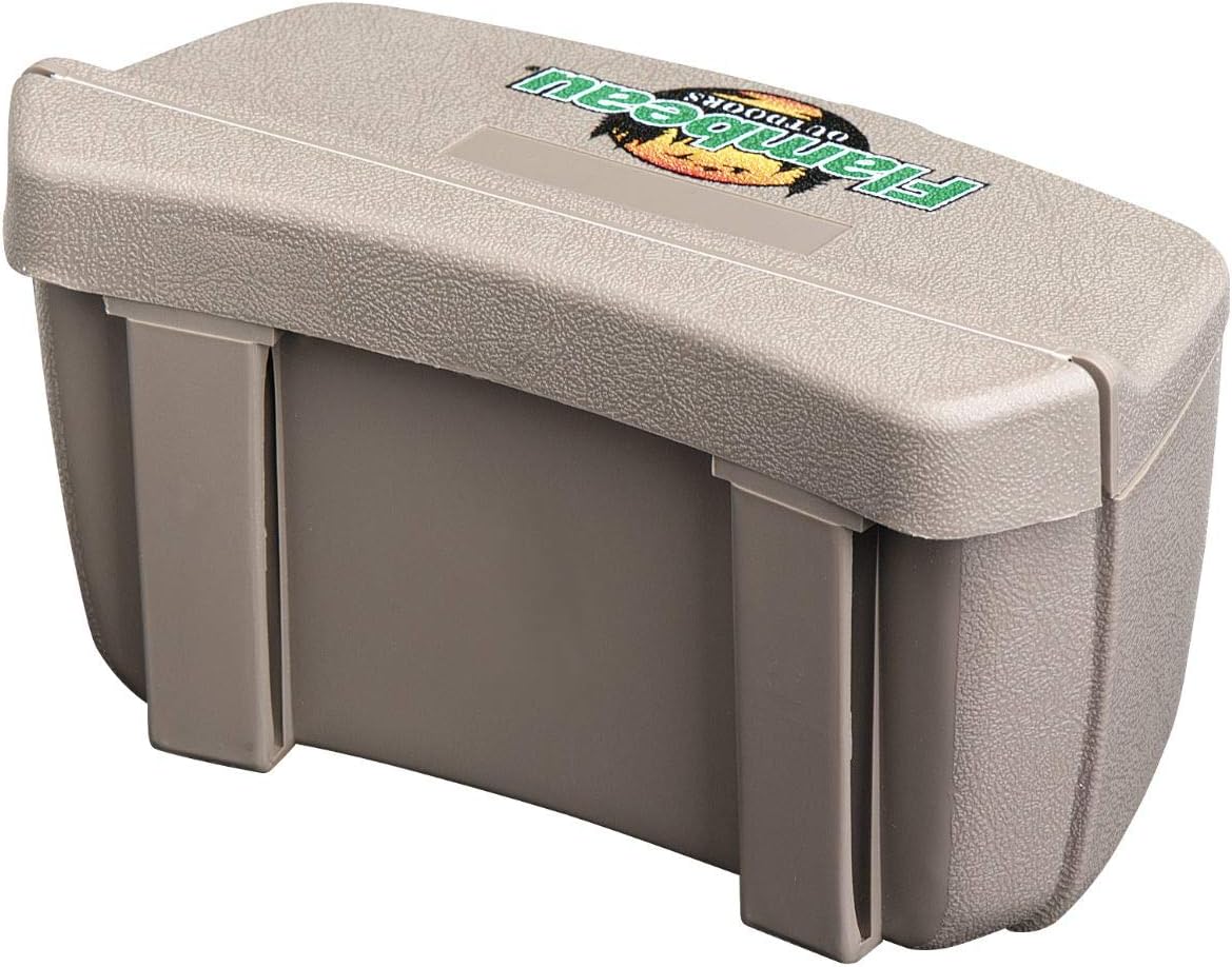 Flambeau Outdoors 6610 Belt Mate Bait Holder, Fishing Accessory Attaches to Belt, Tan