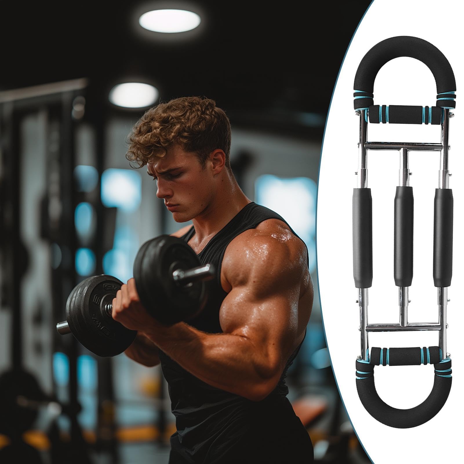 Przenośne, regulowane urządzenie do ćwiczeń i treningu siłowego | Narzędzie do treningu mięśni klatki piersiowej fitness urządzenie do ćwiczeń w domu