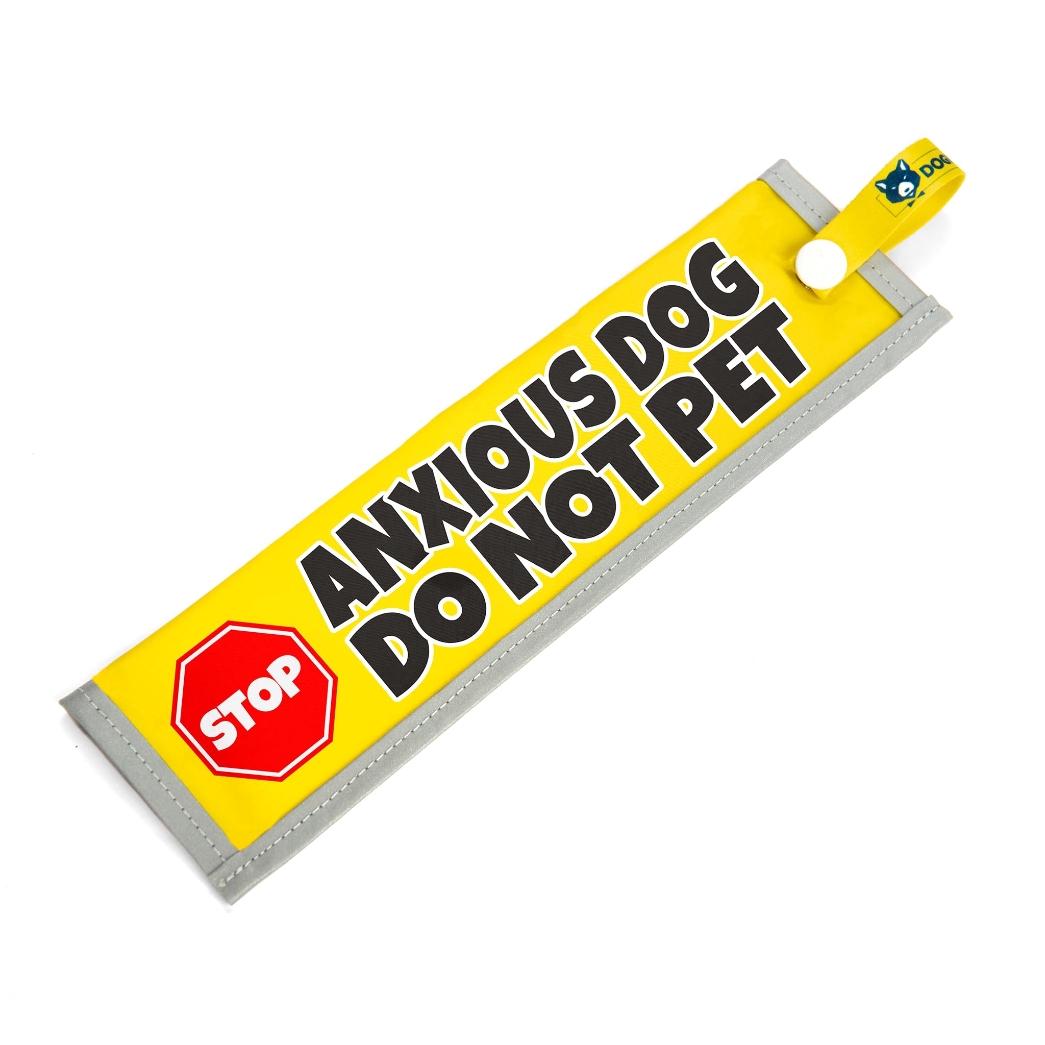 dogkit Anxious Dog Do Not Pet Sleeve for Reactive Nervous Dogs Reflective, Waterproof