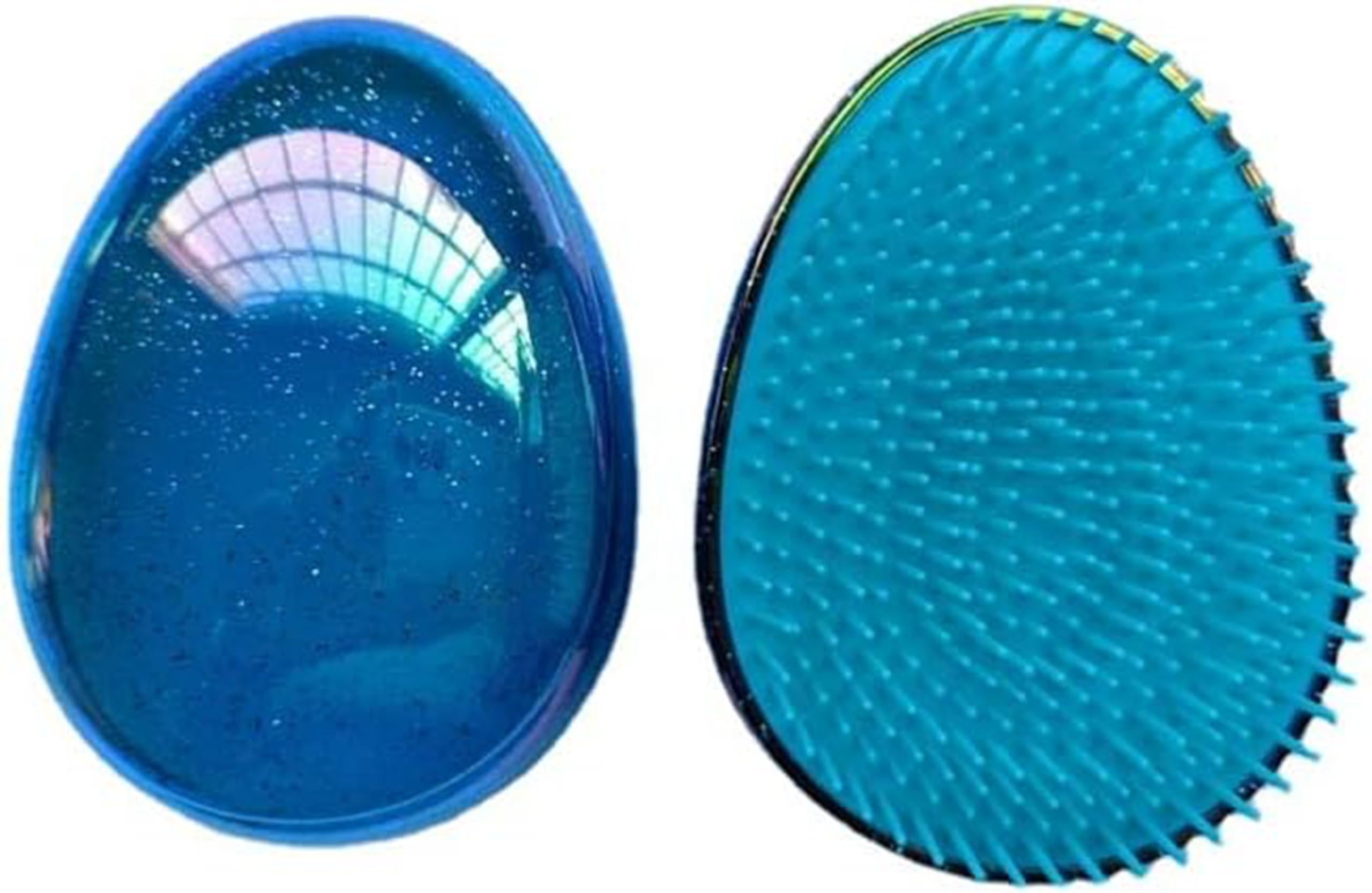 1 PCS Starry Sky Blue Detangler Hair Brush for Women Girls Boys Kids, Compact Travel Hair Brush, Wet Dry Curly Hair Small Hair Comb for Daily Travel Use-image-43