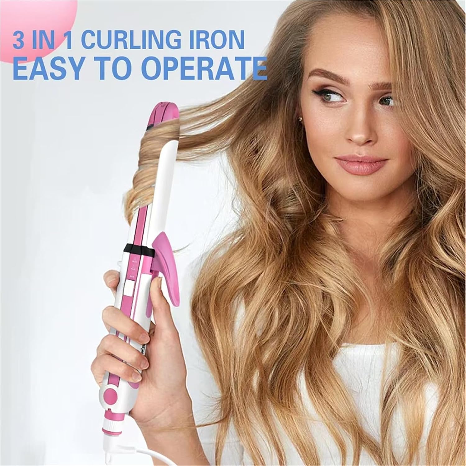 Hair Straighteners Wave Corn Flat Iron Hair Electric Hair Curler Corrugation Plate Clip Comb Straightener Hair Styling Tool(EU)