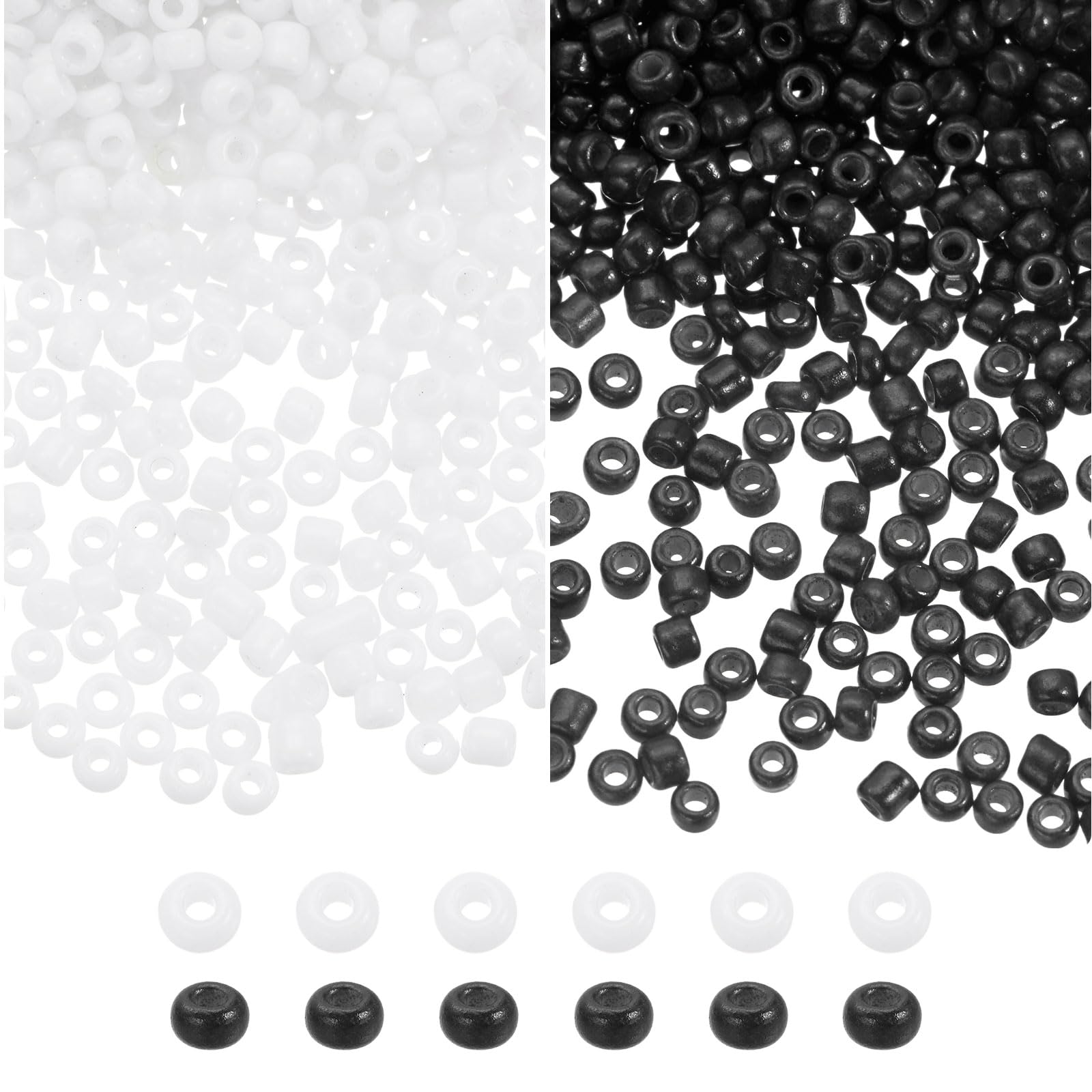 4000pcs Tiny Glass Beads – 2-3mm Round Smooth Loose Beads For Crafts & Jewelry (Multi-Color)