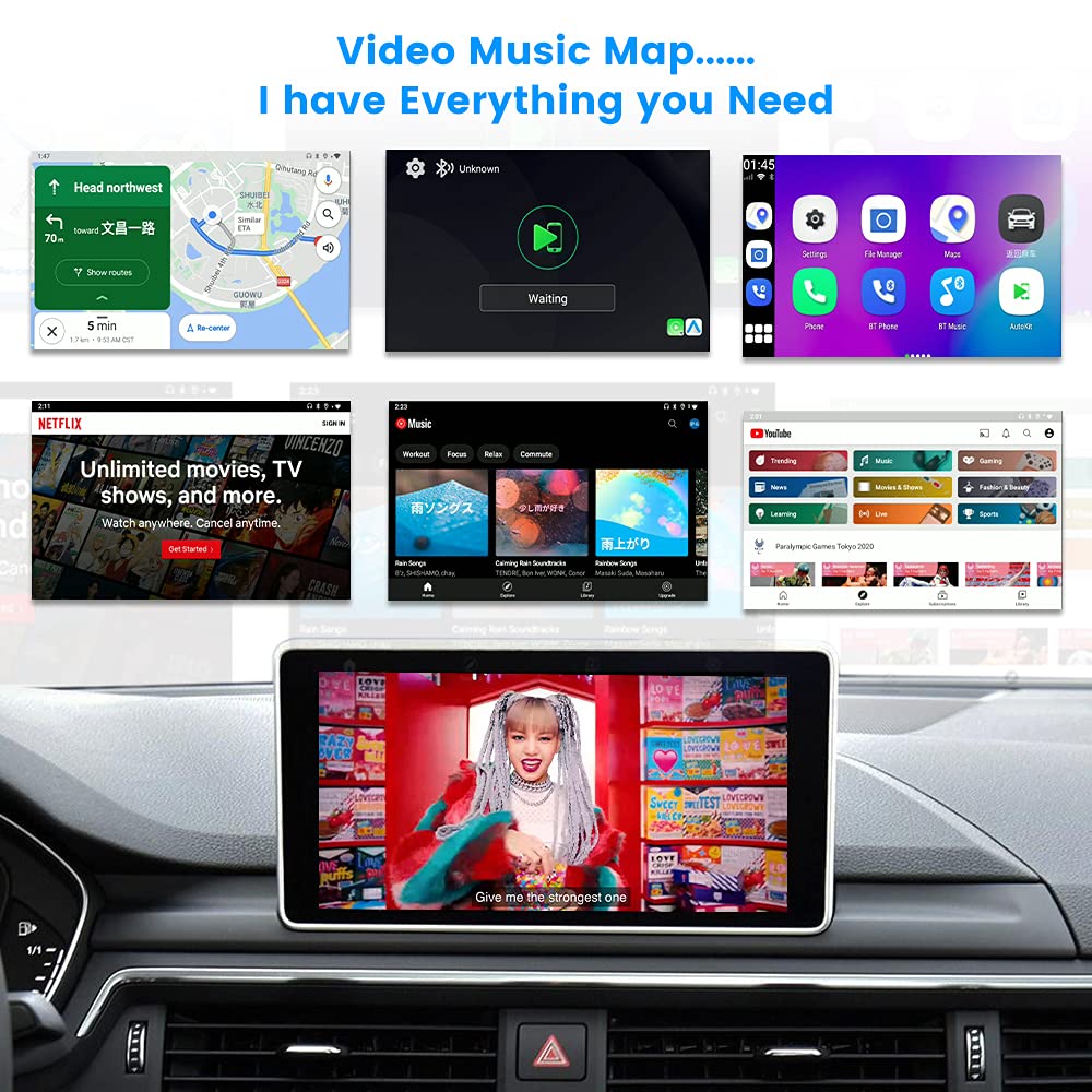 CarlinKit Wireless CarPlay and Wireless Android Auto adapter,for to a