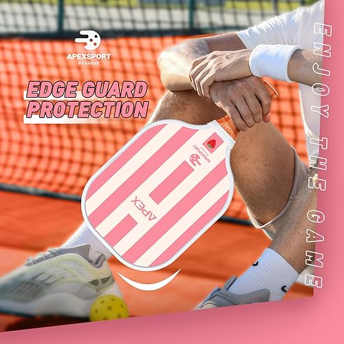 Miniatura 8 de Pickleball Paddles Set of 24, USAPA Approved Lightweight Fiberglass Pickleball Set with 4 Pickleballs, 1 Pickleball Sling Bag, Pickleball Gifts for