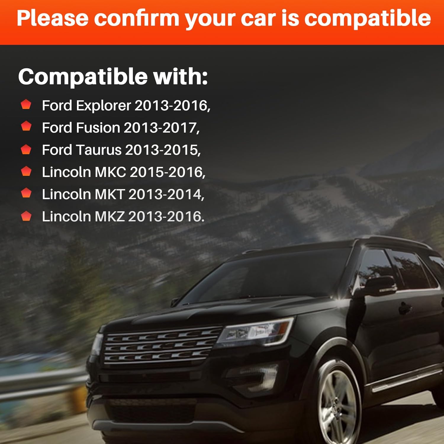 11664 Alternator for Ford Explorer 13-16,Ford Fusion 13-17,Ford Taurus 13-15,Lincoln MKC 15-16,Lincoln MKT 13-14,12V 215Amp,Replace 104210-6571