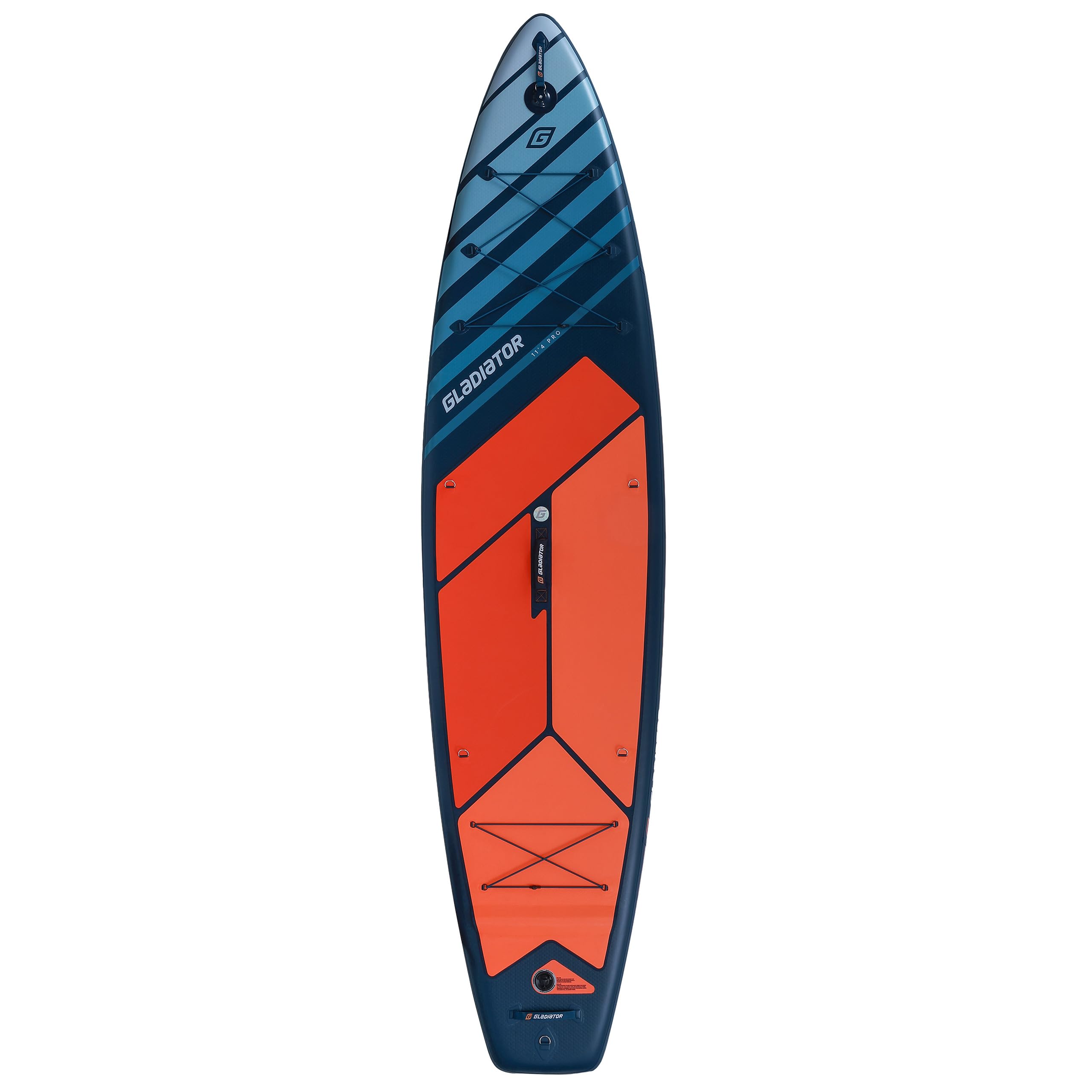 Gladiator PRO Touring SUP aufblasbar, Stand Up Paddle Board Set mit Carbon Paddel, Premium iSUP für Lange Touren, bis 26 PSI