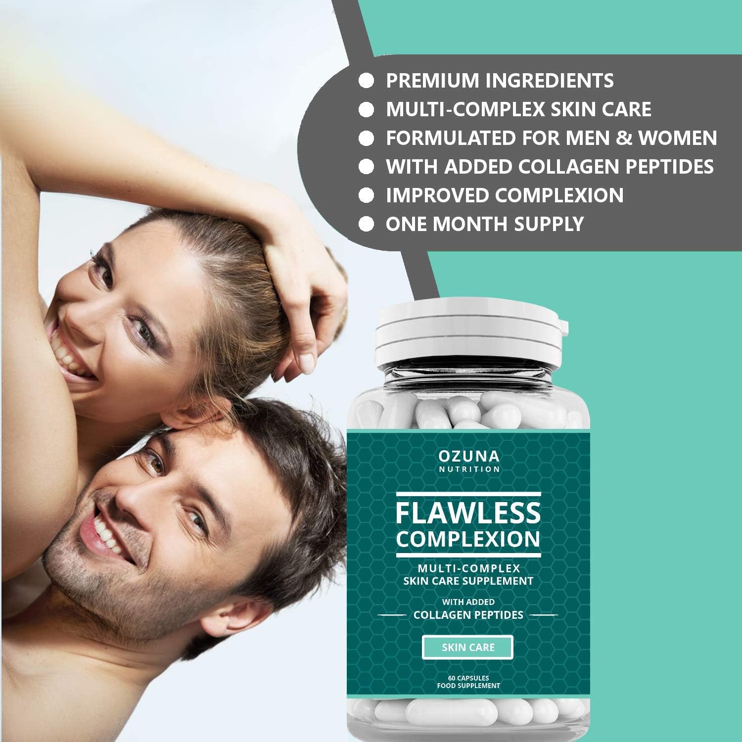 Flawless Clear Skin Supplement for Radiant Complexion, 60 count (Pack of 1) - Image 4