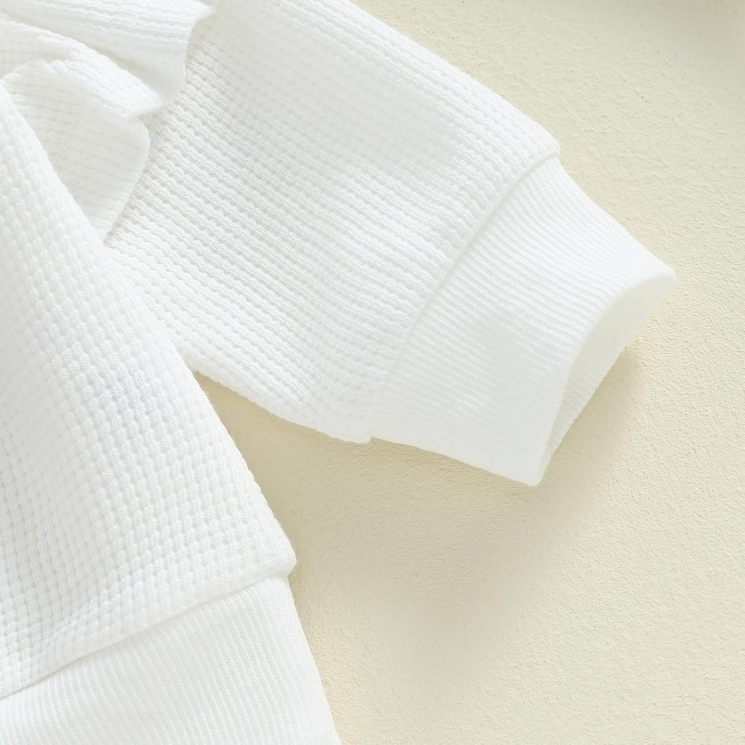 Toddler Baby Girl Valentines Outfit BE MINE Heart Long Sleeve Pullover Tops Flare Pants Set Spring Clothes - Image 6