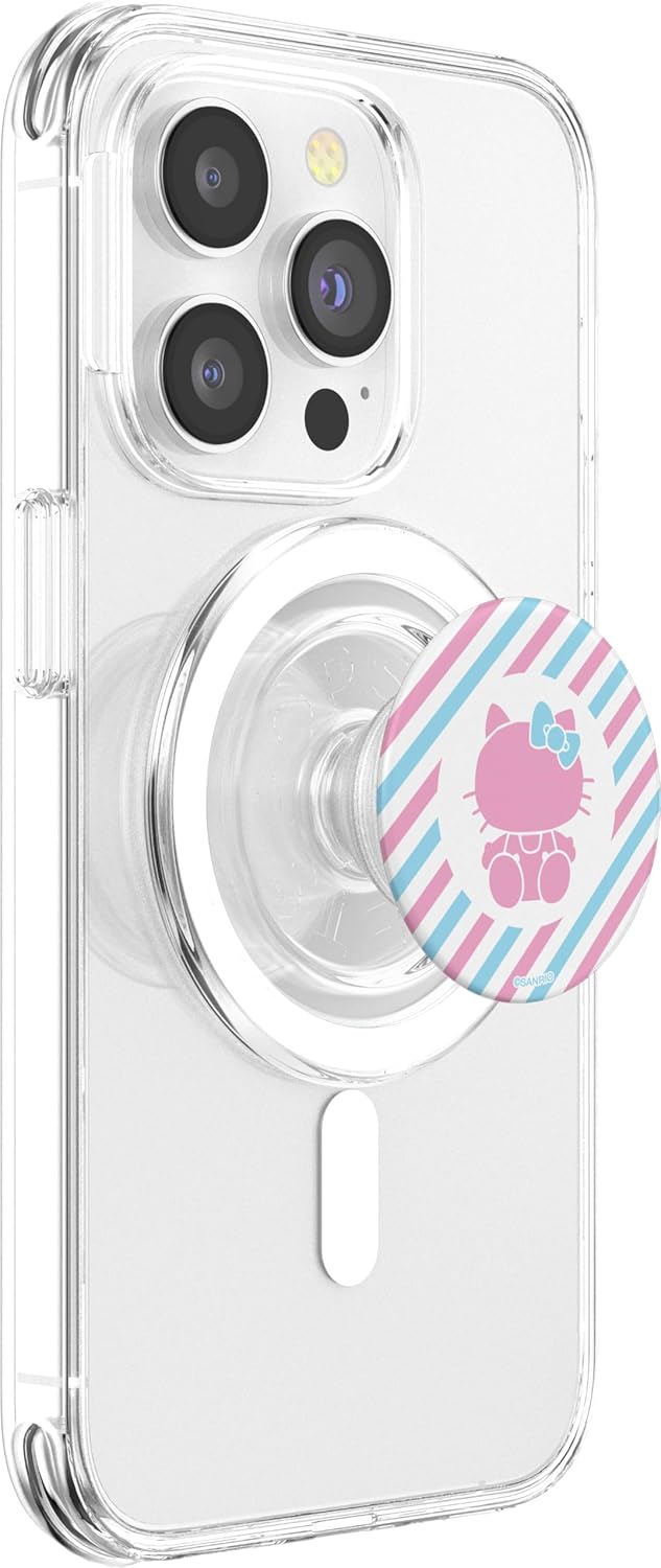 Hello Kitty Pink and Blue PopSockets MagSafe PopGrip for iPhone