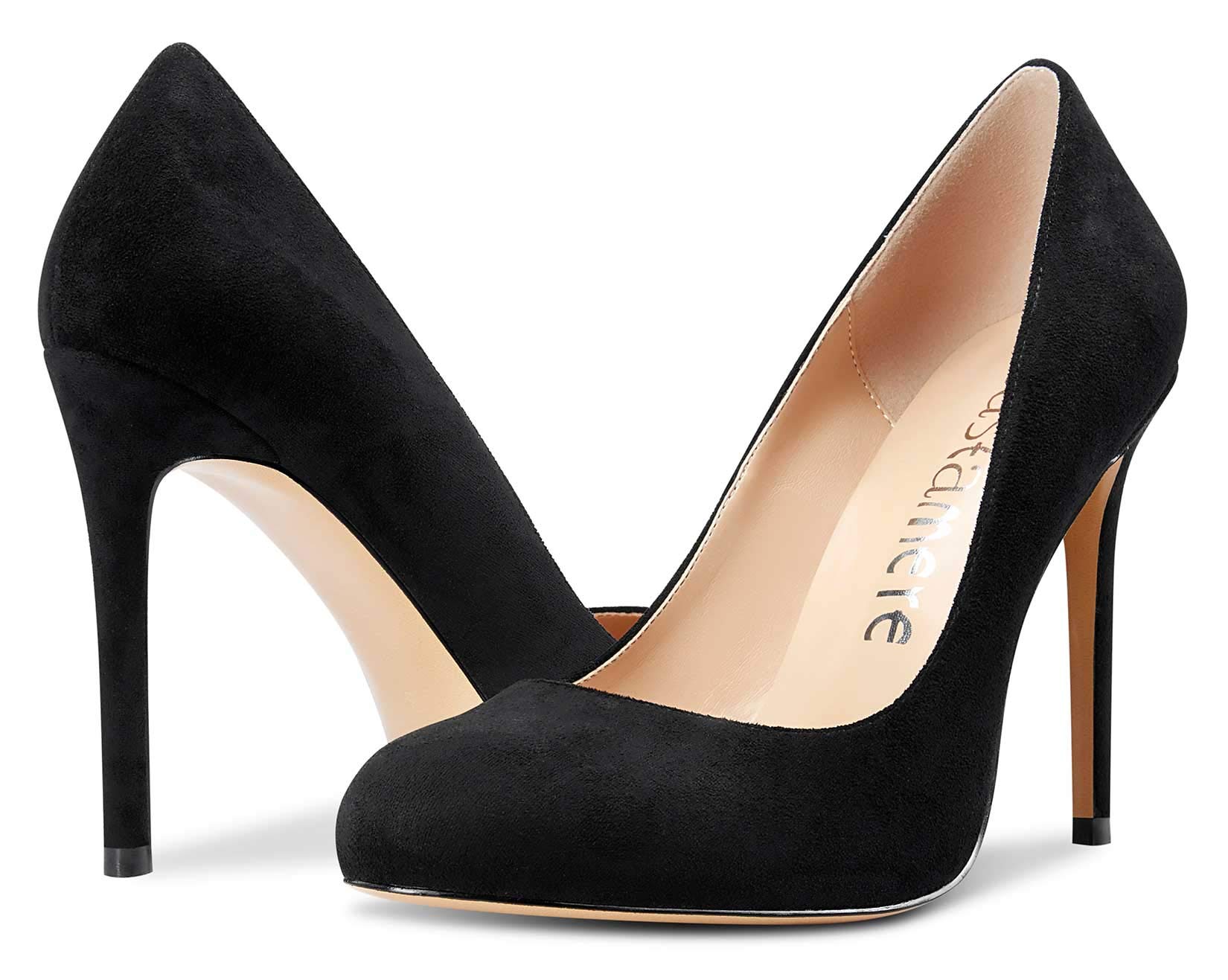 Castamere Scarpe col Tacco Donna Moda Punta Arrotondata Tacco a Spillo 10CM High Heels