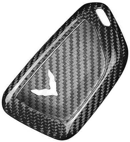 Miniatura 8 de Corvette C8 - Carcasa para llavero de fibra de carbono real 2020 2021 2022 2023 2024 (carbono negro)