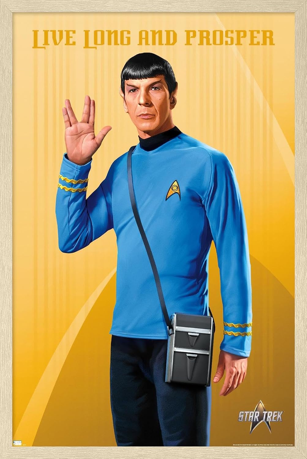 Star Trek: Universe - Spock, Live Long and Prosper Wall Poster, 34L" x 22.4W", Premium Unframed Version