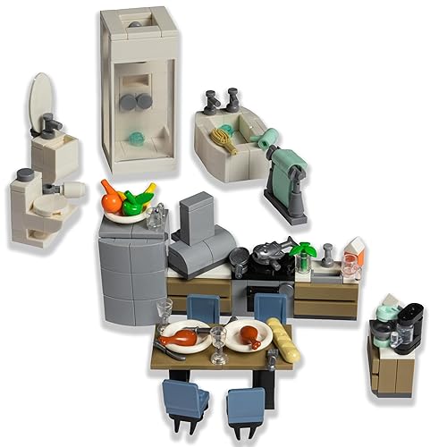 Kitchen & Bath Building Brick Set – Including 288 Pieces