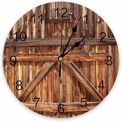 Reloj de pared silencioso sin tictac decorativo para cocina, dormitorio, baño, oficina, sala de estar, cuarto de lavado, hogar, funciona con pilas,