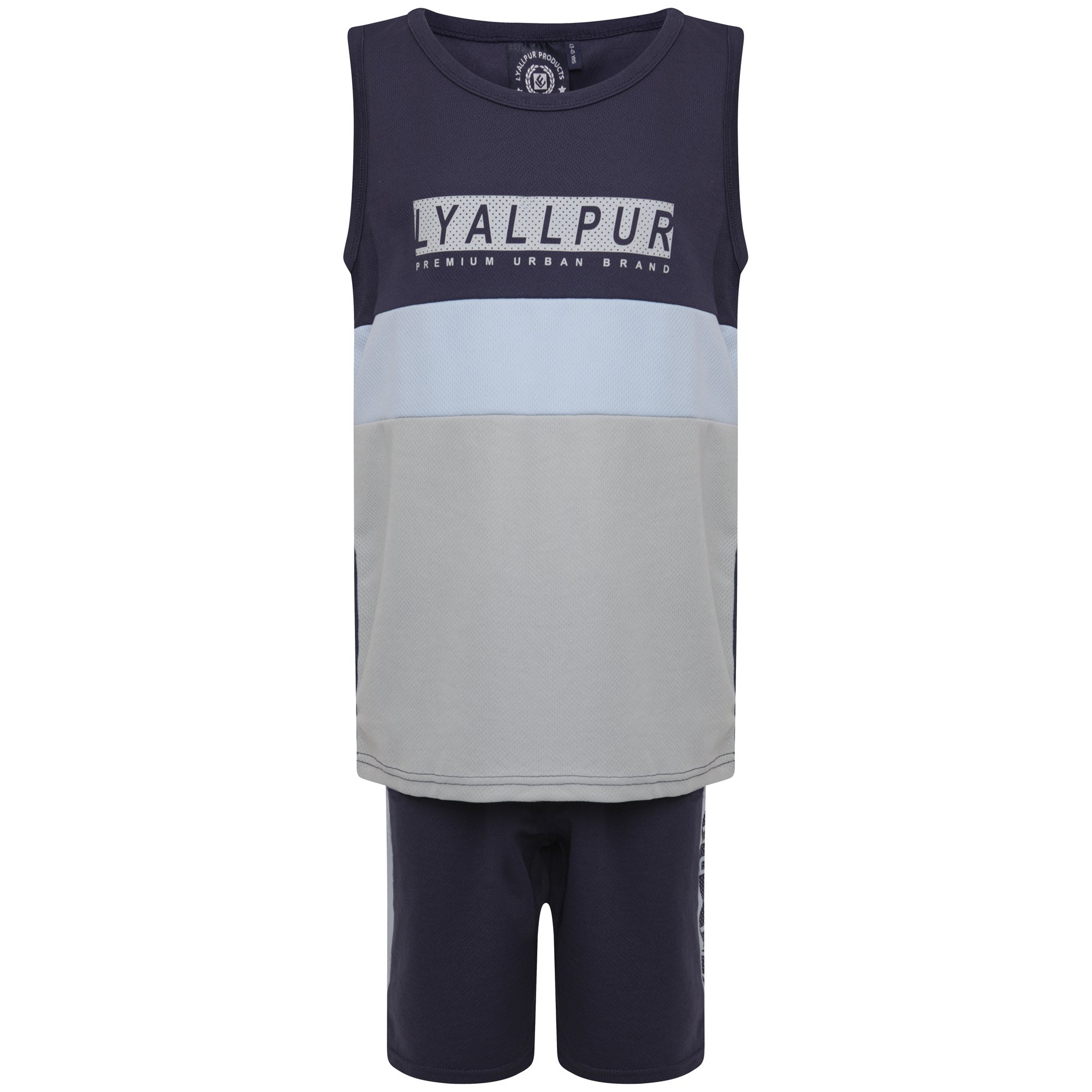 Boys Children Kids Light Mesh Fabric Vest & Shorts Set Perfect Summer Clothing