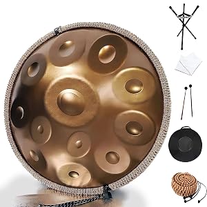 Handpan Drum 9 10 12 Notes 22 Inch 432Hz 440Hz Steel Hand Pan Percussion Instruments Handpan Drum Sets