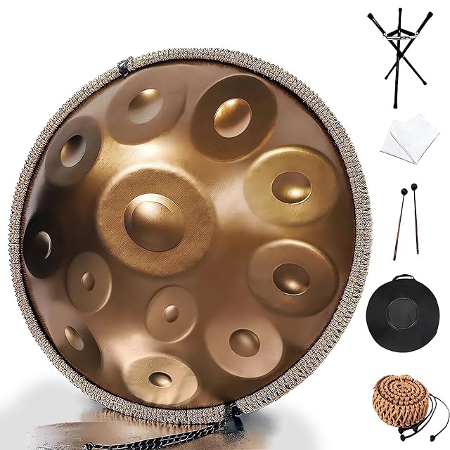 Handpan Drum 9 10 12 Notes 22 Inch 432Hz 440Hz Steel Hand Pan Percussion Instruments Handpan Drum Sets