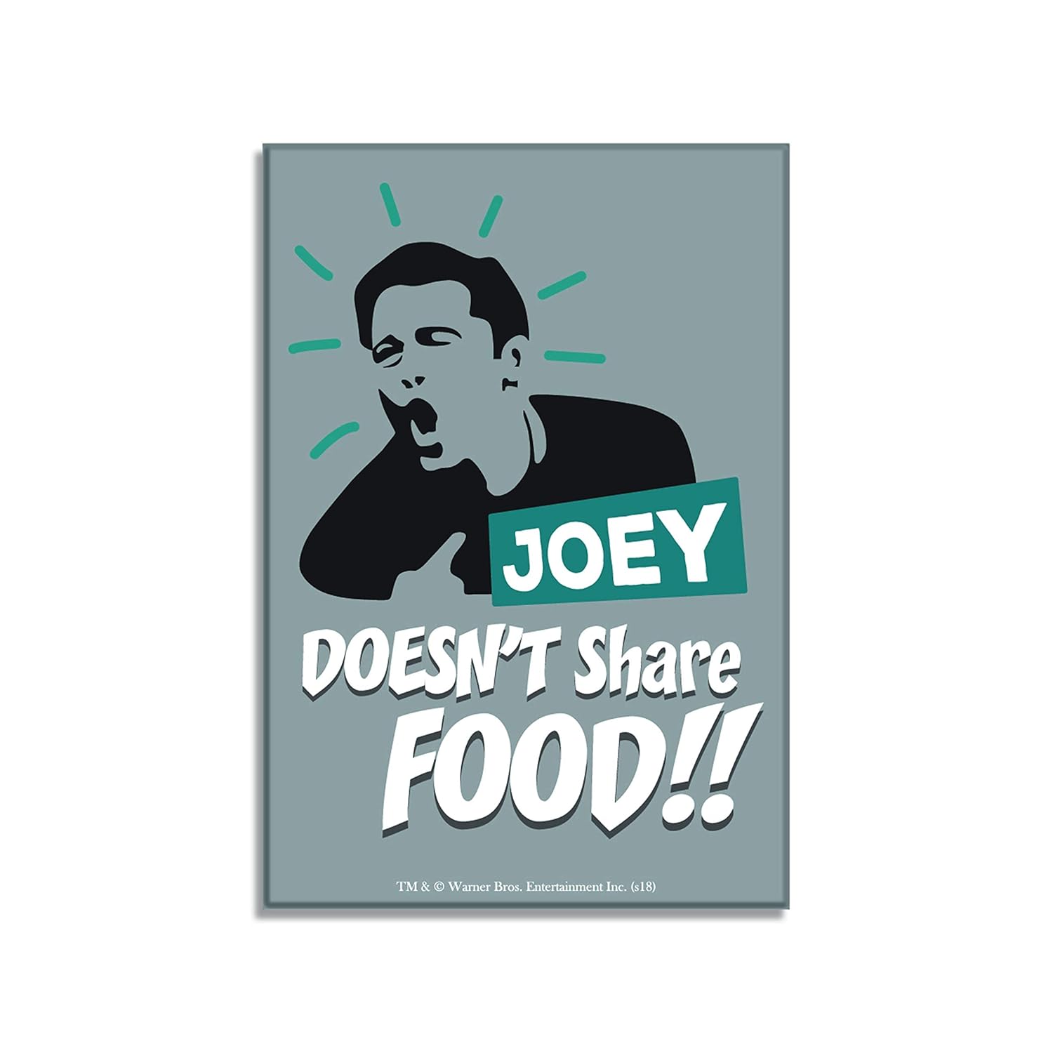 Buy MCSID RAZZ Friends TV Series Joey Doesn't Share Food Rectangular ...