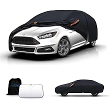 Car Cover Custom Fit Volkswagen VW Golf1990-2026 Waterproof All Weather,Outdoor Full Exterior Automobiles Snow Covers with Windshield Sun Shade Driver Door Zipper & Storage Bag