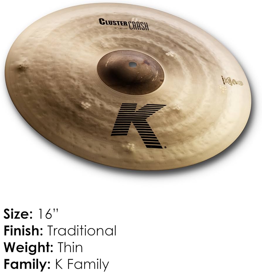 Amazon.com: Zildjian K Series Cluster Crash - 16 Inches