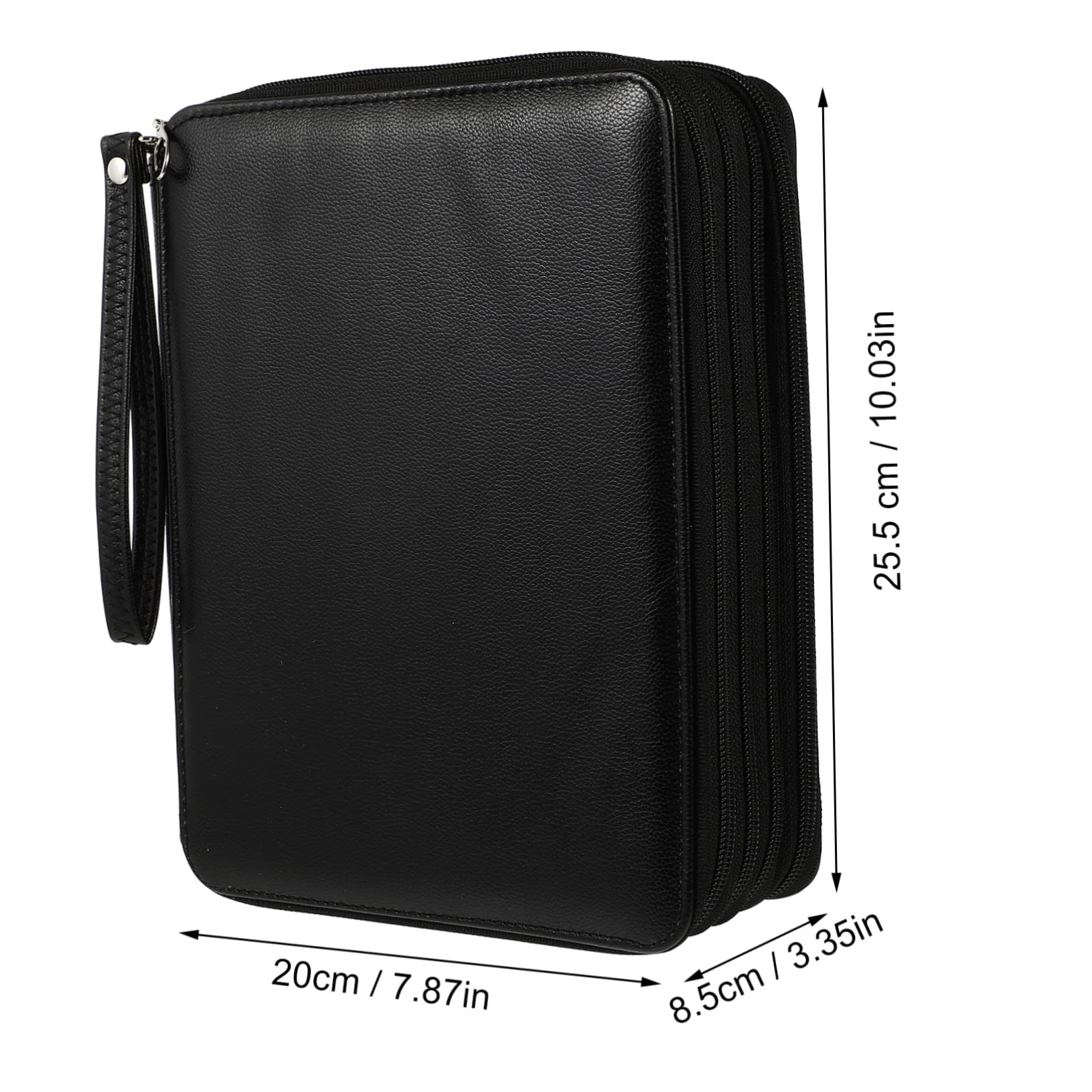 STOBOK Pochette Multiuso Per Matite e Pennelli Borsa Da Disegno Portatile Con Capacità e Design Elegante Per Artisti e Studenti
