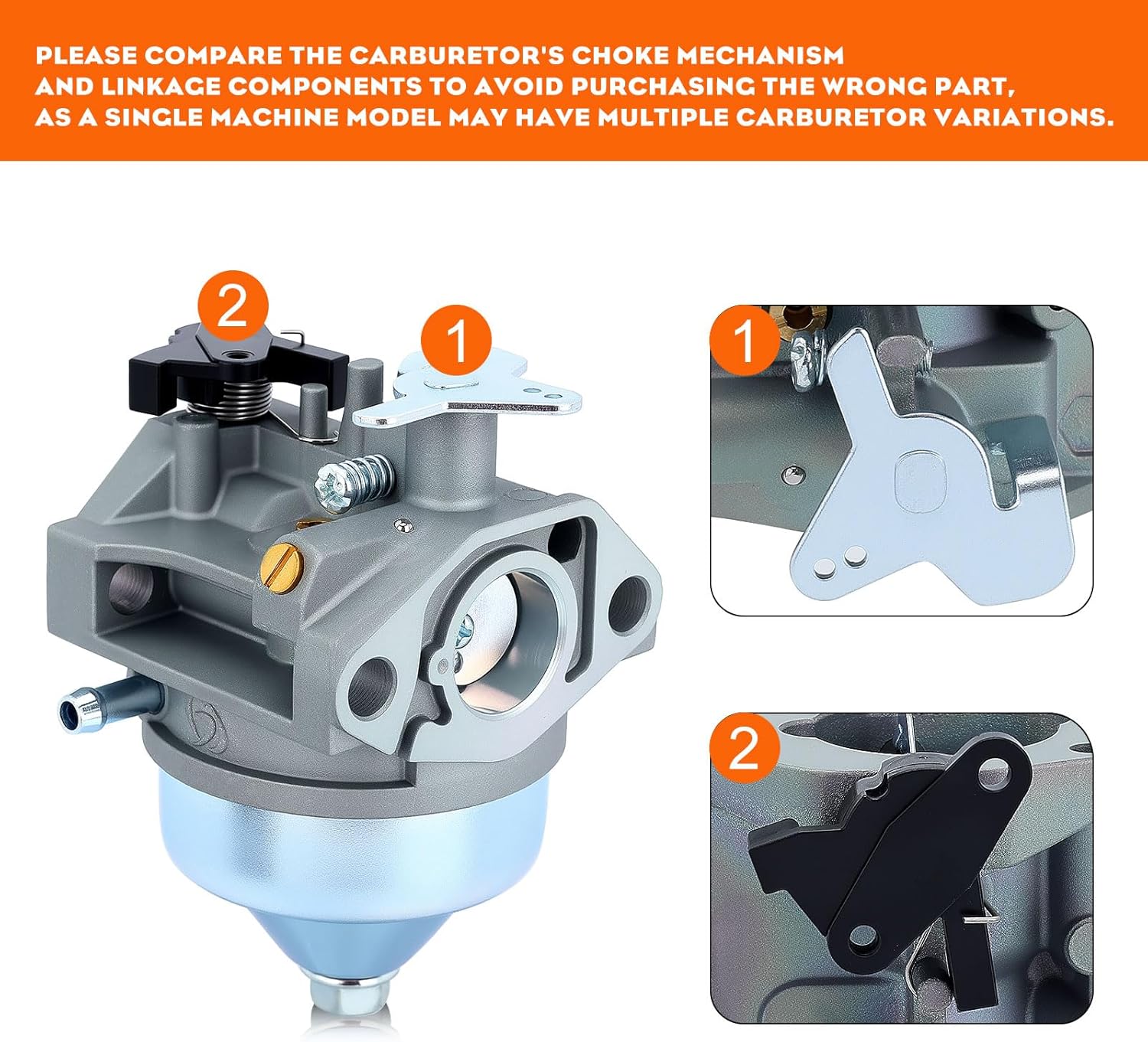 HIPA GCV190 HRX217 Carburetor for Honda GCV 190 GCV190LA GCV190A Engine HRX 217 HRB217 HRX217K1 HRX217K2 Lawn Mower Replace 16100-Z0Y-813 Pressure Washer