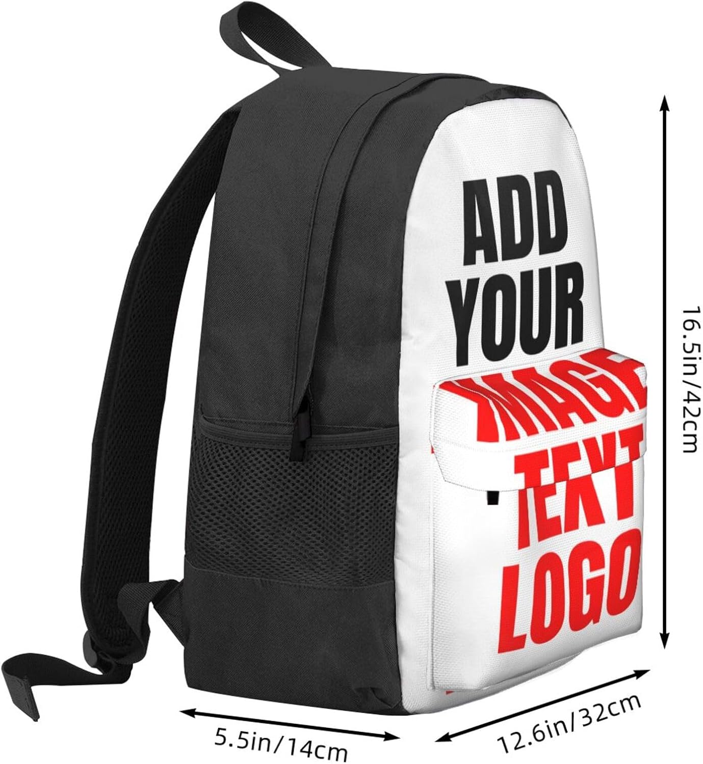 Custom Backpack With Personalized Text Picture Customize Travel Backpack for Men Women, Custom Laptop Backpacks