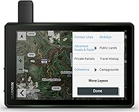 Vista 2 de Garmin Tread SxS, Navegador GPS, Pantalla Ultrabrillante, Topografía Precargada, Radio para Grupo de Montaje, Tecnología inReach