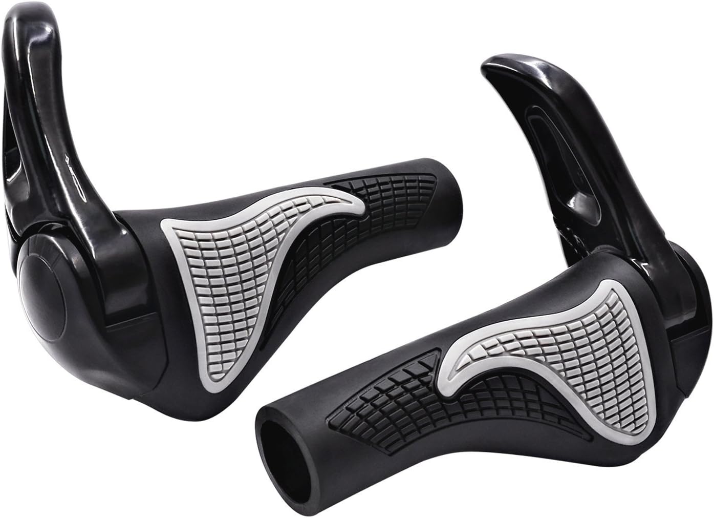 GOBIKE Bicycle Grips with Barend Mountain MTB Bike Cycle Bicycle Handlebar Gear Grips (Black)