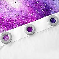 Vista 6 de Cortinas de ventana con diseño de gatos y mascotas, cortinas Kawaii para ventana de espacio exterior, para dormitorio, sala de estar, para niños