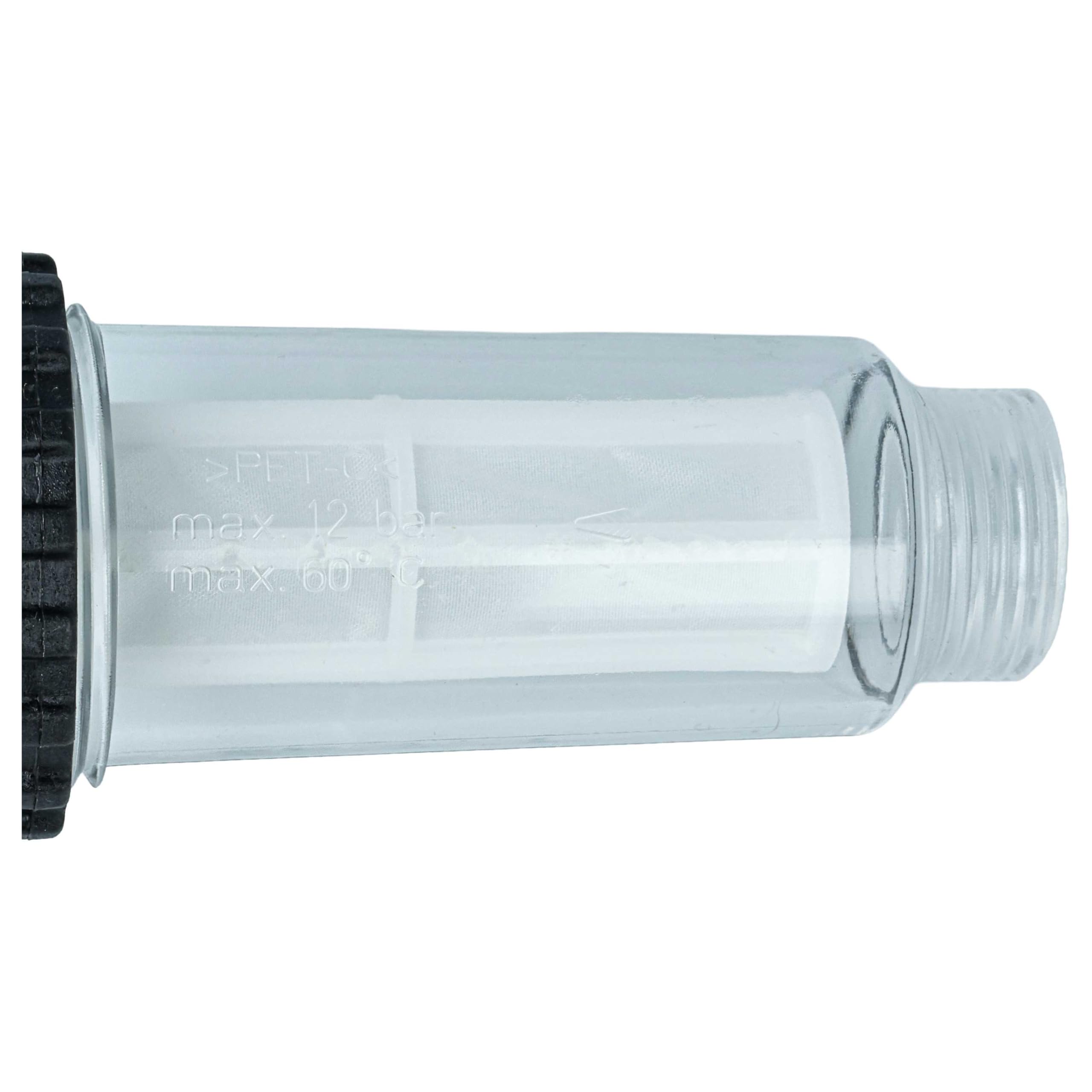 vhbw 10x Filtro antisporco compatibile con Kärcher K 5.91 MD, K 5.85 M, K 5.80 M T 200 idropulitrice con attacco 3/4” AG - con alloggiamento