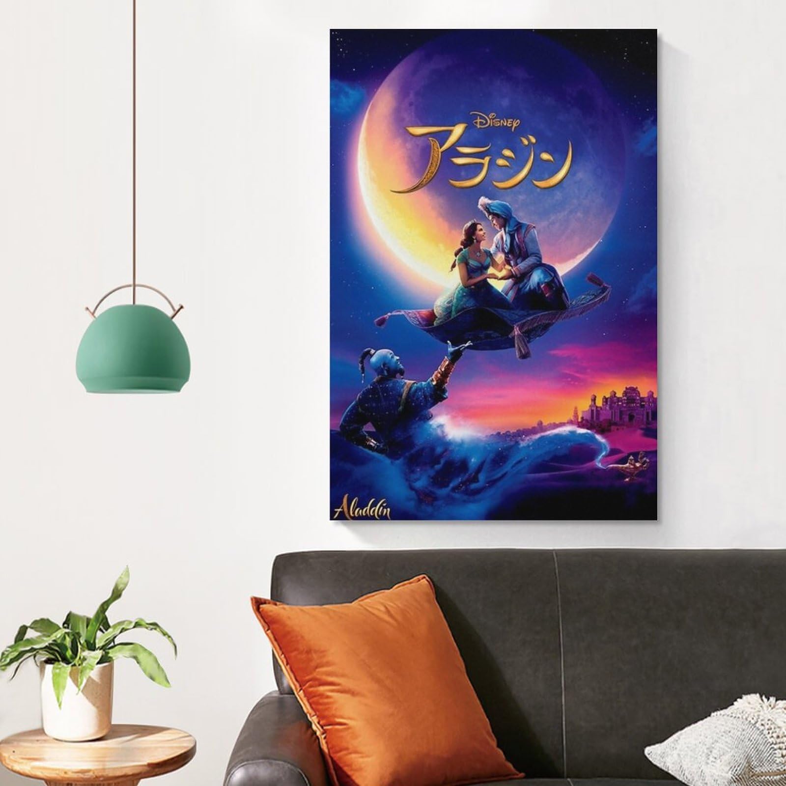 ★訳有★ アラジン 35mmフィルム+ミニポスターマット加工額装 ALADDIN Amazon.co.jp: アラジン Aladdin 定番アニメ映画 ポスター (29