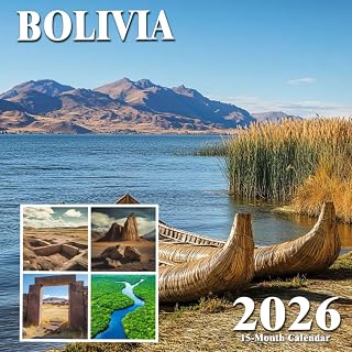 Bolivia 2026 Calendar: A visual journey through salt flats, peaks, and vibrant traditions