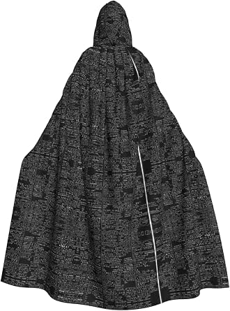 Hooded Programmer Code Cloak Costume