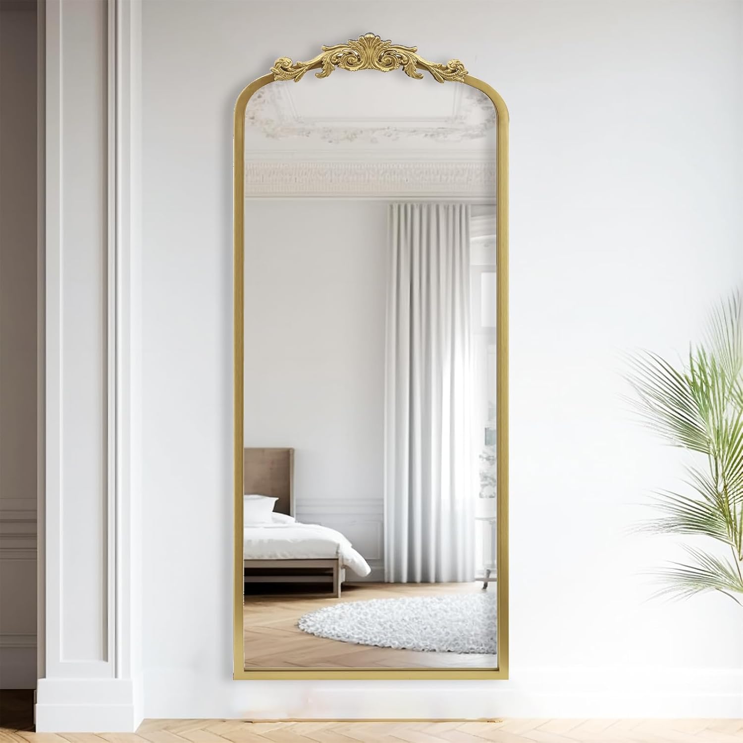 Autdot - Espejo De Pared Para Sala De Estar, Elegante Espejo Decorativo