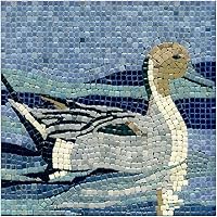 Vista 1 de Kit de mosaico para principiantes, perfecto para tu primer proyecto de mosaico, pato cuadrado de 7 pulgadas (20cm)