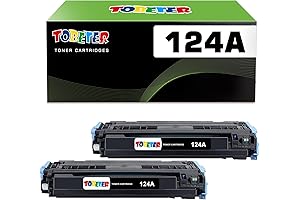 ToBeter 124A Remanufactured Toner Cartridge for HP Color LaserJet Printers
