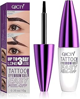 Gel de cejas de tatuaje fácil de despegar, du...