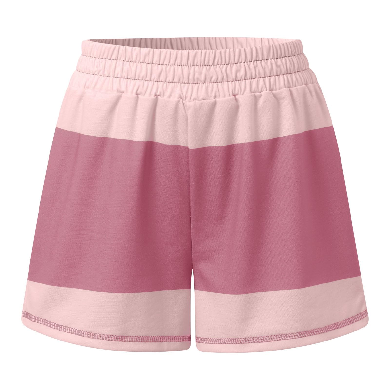 Generisch Survêtement d'été 2 pièces pour femme - Court - Couleur unie - Tenue de détente - Ensemble de vacances - Élégant et décontracté - Survêtement léger à manches courtes et short avec poches